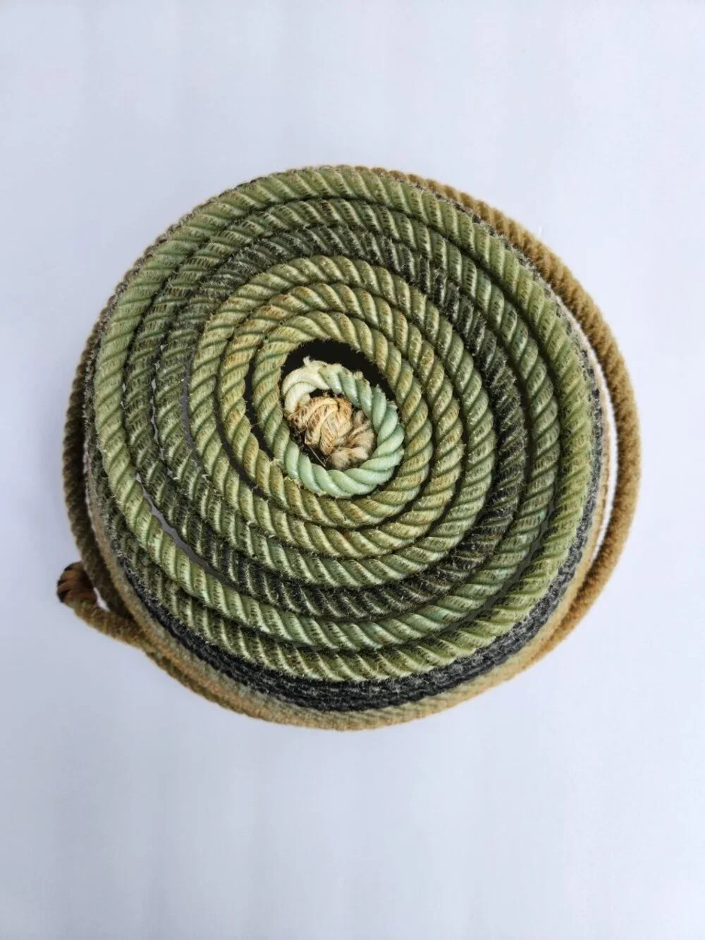 Americano Lasso Lariat Rope Basket for Western Rustic or Cowboy Vintage Decor